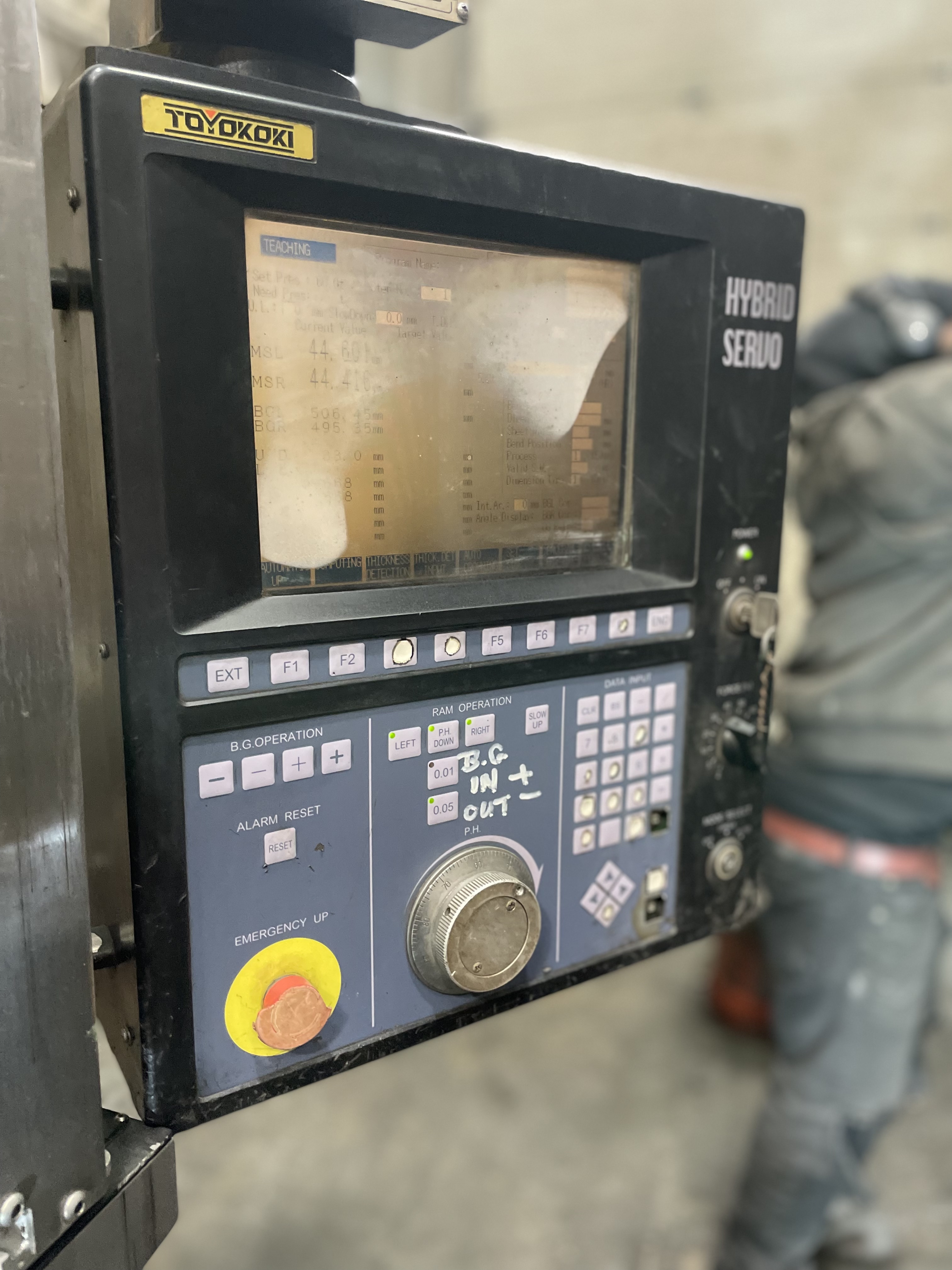 72 Ton X 6'  Toyokoki HYB-60-20 CNC Hydraulic Press Brake